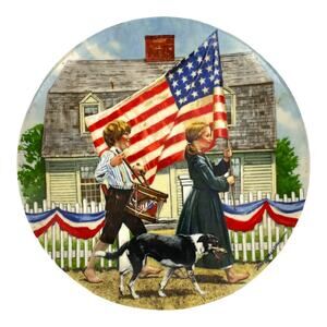 Fourth of July collector's plate Don Spaulding 1978 limited edition holiday